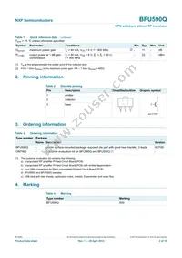 BFU590QX Datasheet Page 2