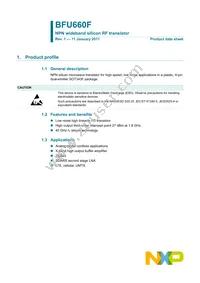 BFU660F Datasheet Cover