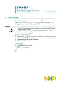 BFU668F Datasheet Cover