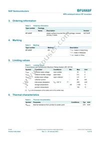 BFU668F Datasheet Page 3