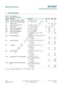 BFU668F Datasheet Page 5