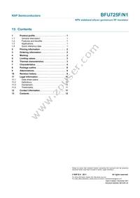 BFU725F/N1 Datasheet Page 12