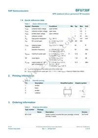 BFU730F Datasheet Page 2