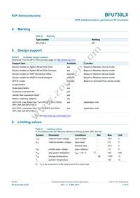 BFU730LXZ Datasheet Page 3