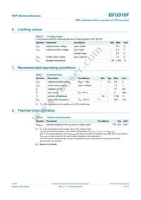 BFU910FX Datasheet Page 3