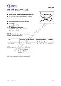 BFY193PZZZA1 Datasheet Cover