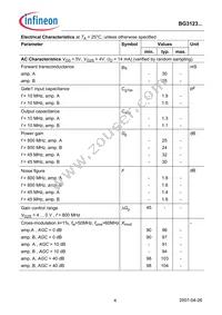 BG3123RH6327XTSA1 Datasheet Page 4