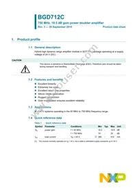 BGD712C Datasheet Cover