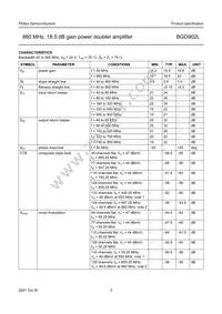 BGD902L Datasheet Page 3