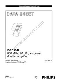 BGD904L Datasheet Cover