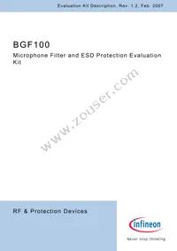 BGF 100 E6327 Datasheet Cover