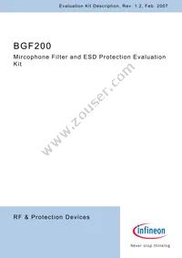 BGF 200 E6327 Datasheet Cover