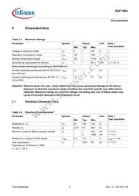 BGF106CE6328XTSA1 Datasheet Page 4