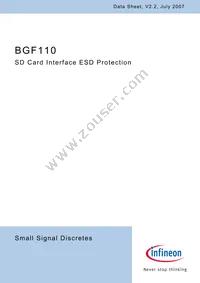BGF110E6327XT Datasheet Cover