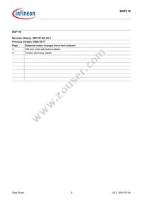 BGF110E6327XT Datasheet Page 3