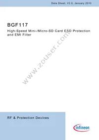 BGF117E6328XTSA1 Datasheet Cover