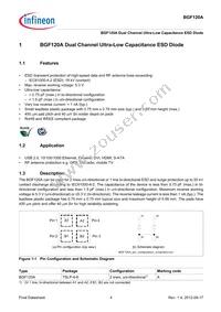 BGF120AE6327XTSA1 Datasheet Page 4