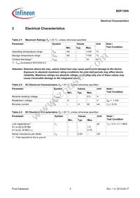 BGF120AE6327XTSA1 Datasheet Page 5