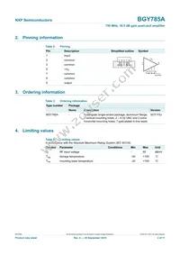 BGY785A Datasheet Page 2