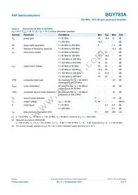 BGY785A Datasheet Page 6