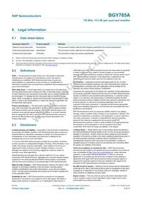 BGY785A Datasheet Page 9