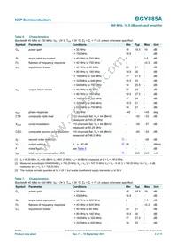 BGY885A Datasheet Page 4