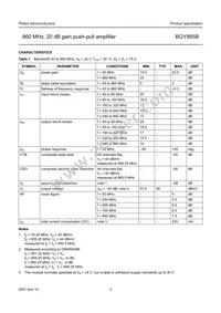 BGY885B Datasheet Page 3