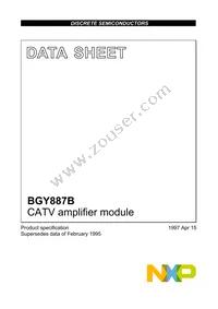BGY887B Datasheet Cover