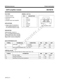 BGY887B Datasheet Page 2