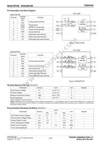 BH2220FVM-TR Datasheet Page 2