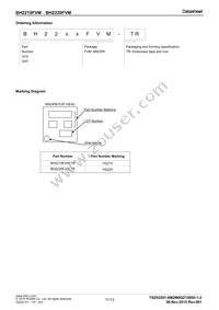 BH2220FVM-TR Datasheet Page 11