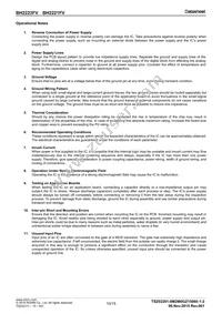 BH2223FV-E2 Datasheet Page 10