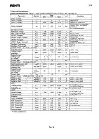 BH6069GU-E2 Datasheet Page 2