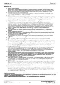 BH6789FVM-TR Datasheet Page 9