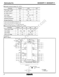 BH9595FP-YE2 Datasheet Page 2