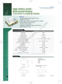 BJ-187.500MCE-T Datasheet Cover