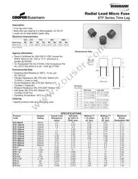 BK/ETF-80MA Datasheet Cover