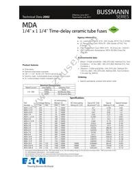 BK/MDA-25A-R Datasheet Cover