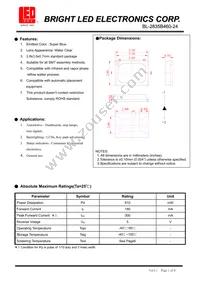 BL-2835B460-24 Datasheet Cover