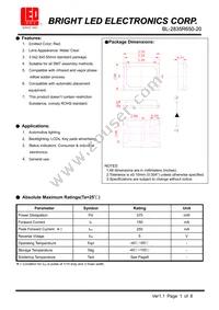 BL-2835R650-20 Datasheet Cover