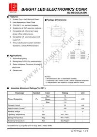 BL-HBGGAJA32N Datasheet Cover