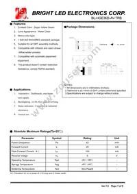 BL-HGE36D-AV-TRB Datasheet Cover