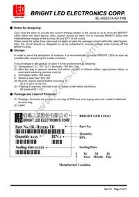 BL-HGE37A-AV-TRB Datasheet Page 7