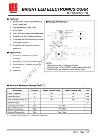 BL-HGEJE36H-TRB Datasheet Cover