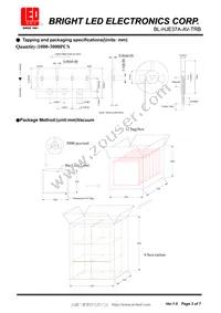 BL-HJE37A-AV-TRB Datasheet Page 3