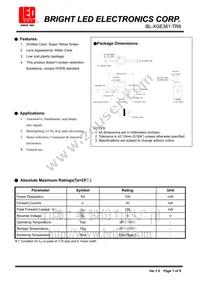 BL-XGE361-TR8 Datasheet Cover