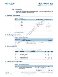 BLA6H1011-600 Datasheet Page 2
