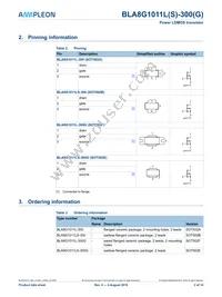 BLA8G1011LS-300U Datasheet Page 2