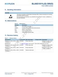 BLA8G1011LS-300U Datasheet Page 11
