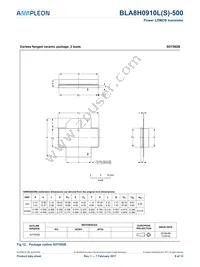 BLA8H0910L-500U Datasheet Page 9